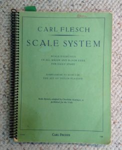 Flesch Scales violin curriculum